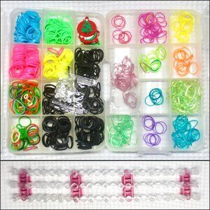 Rainbow Loom Rubber Bands, Loom, and Charms